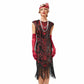 Women's Gatsby Dress - 1920s Flapper Dress Sequin Beaded Dress for Party