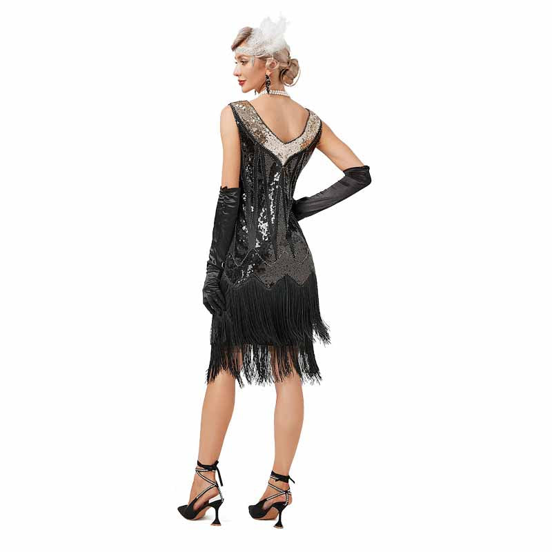 1920s sequin dress Women's 1920s Flapper