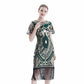 Flapper Dresses 1920s Gatsby - Roaring 20s Sequin Beaded Dress Fringe Dress