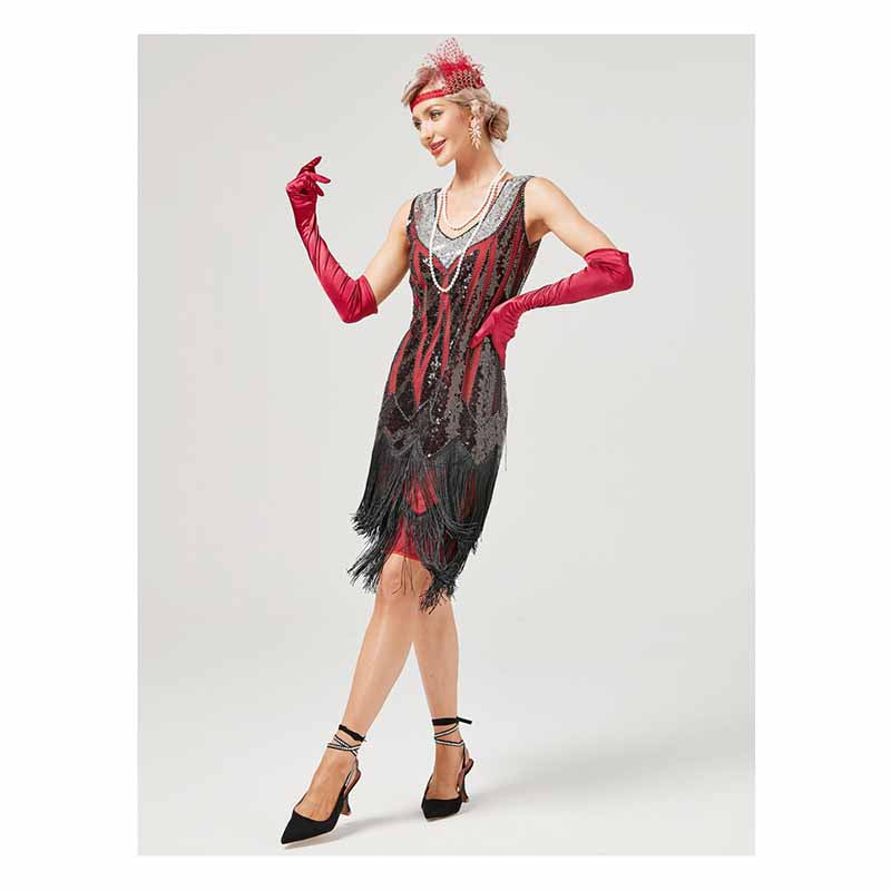 Women's 1920s Flapper - Gatsby Dress Sequin Beaded Dress for Party