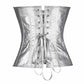 Women's Bustier Corset Top Sexy Lingerie Sets in Gold and Silver Color