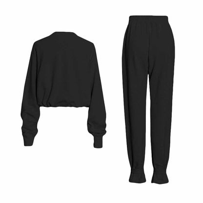 Women's sport pantsuit two pieces casual suit fashion trendy suit