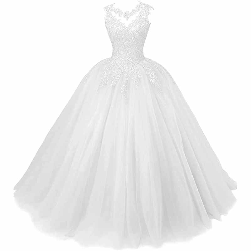 Beaded Quinceanera Dresses Sweet 16 Appliques Prom Ball Lace Gown