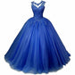 Beaded Quinceanera Dresses Sweet 16 Appliques Prom Ball Lace Gown