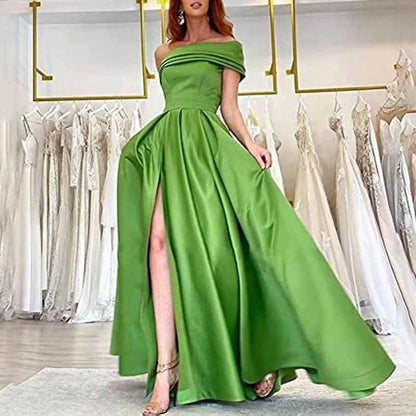 One Shoulder Bridesmaid Dresses Long for Wedding Formal Wear Mermaid Prom Party Gowns Wedding Guest