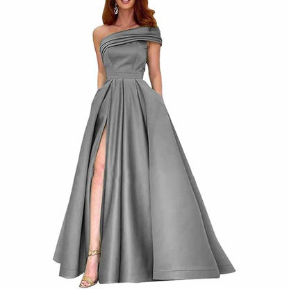 One Shoulder Bridesmaid Dresses Long for Wedding Formal Wear Mermaid Prom Party Gowns Wedding Guest