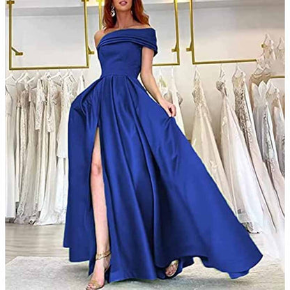 One Shoulder Bridesmaid Dresses Long for Wedding Formal Wear Mermaid Prom Party Gowns Wedding Guest