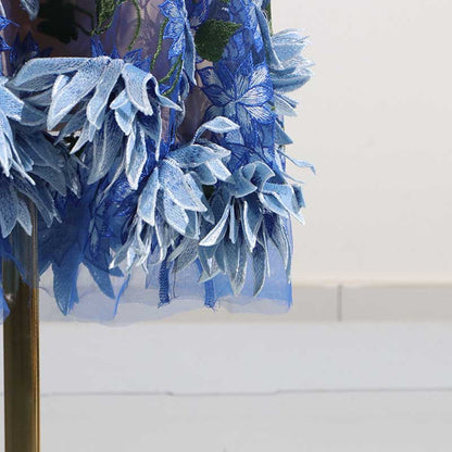 Women's 3D Flower Strapless Midi Dress