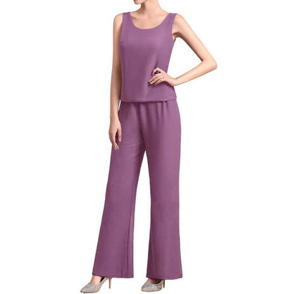 3 Pieces Mother of The Bride Dresses Pant Suits