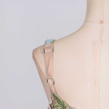 Women's 3D Flower Hollowed Midi Dress