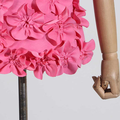 Women's 3D Flower Long Skirt Suit