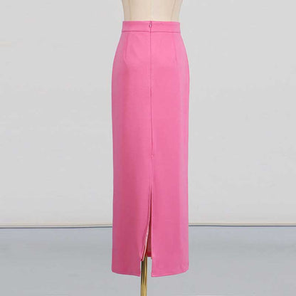 Women's 3D Flower Long Skirt Suit