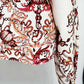 Wide-Leg 3-Piece Suit Womens Floral suit, Pantsuit Crop Bra Top Blazer Pant Suit