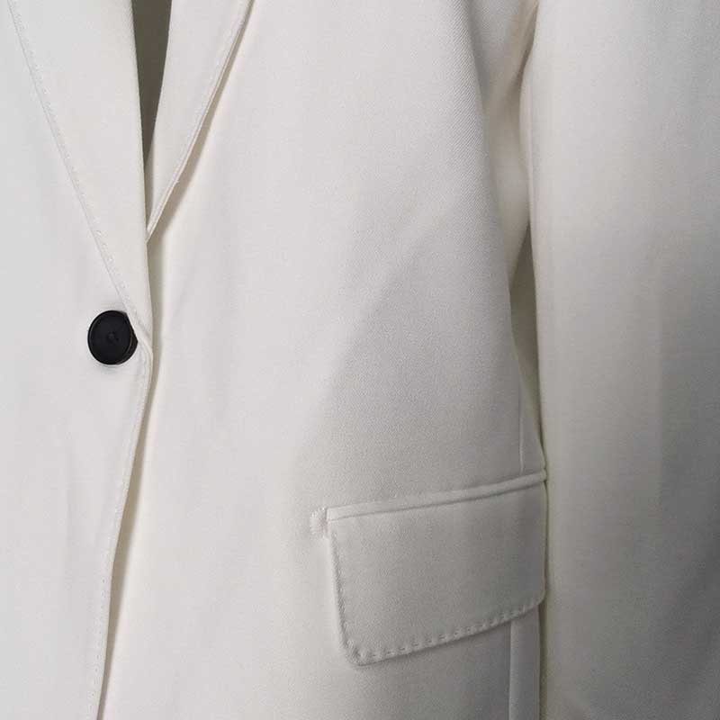 Women's Wide-Leg Pants suit 3 Pieces White Pantsuit For Wedding