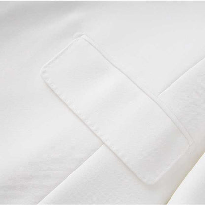 Women's Wide-Leg Pants suit 3 Pieces White Pantsuit For Wedding