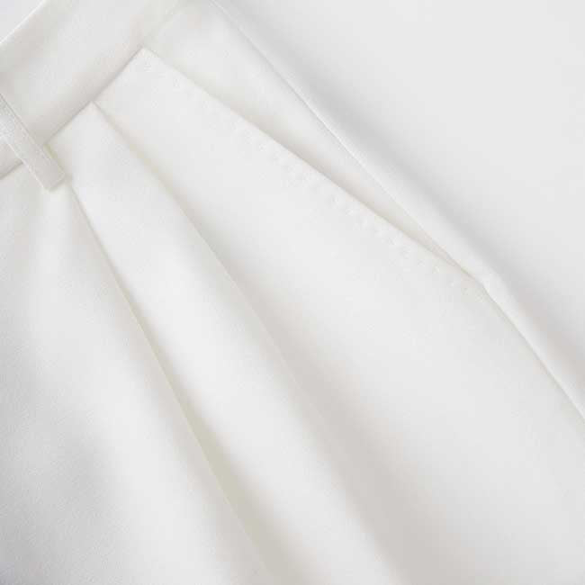 Women's Wide-Leg Pants suit 3 Pieces White Pantsuit For Wedding