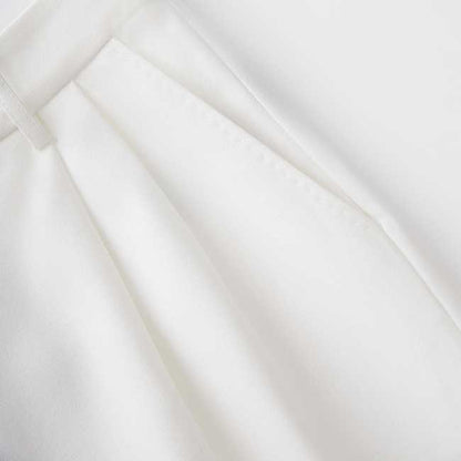 Women's Wide-Leg Pants suit 3 Pieces White Pantsuit For Wedding