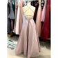 Glitter Prom Dress Long A Line Formal Evening Ball Gowns