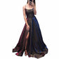 Glitter Prom Dress Long A Line Formal Evening Ball Gowns