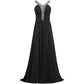 Beaded Chiffon Bridesmaid Dresses Long Evening Dress Formal Prom