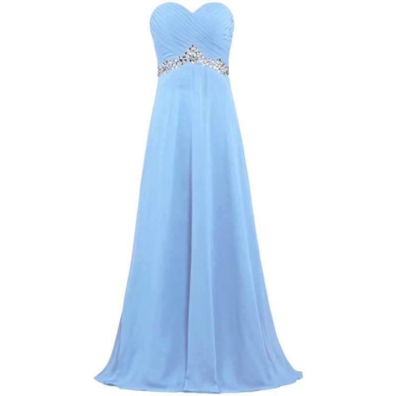 Trendy Bridesmaid Dresses Off The Shoulder Chiffon Wedding Dress