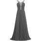 Beaded Chiffon Bridesmaid Dresses Long Evening Dress Formal Prom