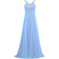 Beaded Chiffon Bridesmaid Dresses Long Evening Dress Formal Prom