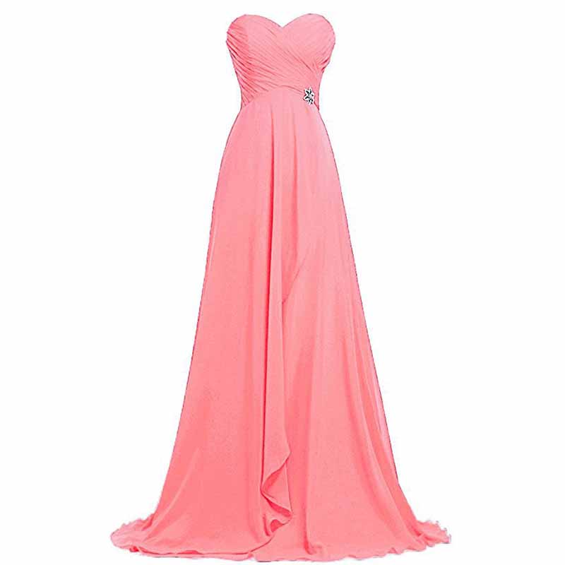 Off The Shoulder Bridesmaid Dress A-line Chiffon Prom Dress Long Event Gowns