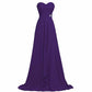 sd-hk Womens A-line Off the Shoulder Chiffon Dress Prom Event Gowns