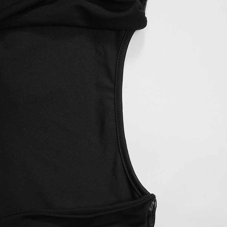 Black Long Sleeve Maxi Dress for Women, Flowy & Elegant Party Look