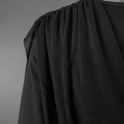 Black Long Sleeve Maxi Dress for Women, Flowy & Elegant Party Look