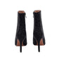 Pointed Toe Stiletto Heels Rhinestone Side Zipper Ankle Boots