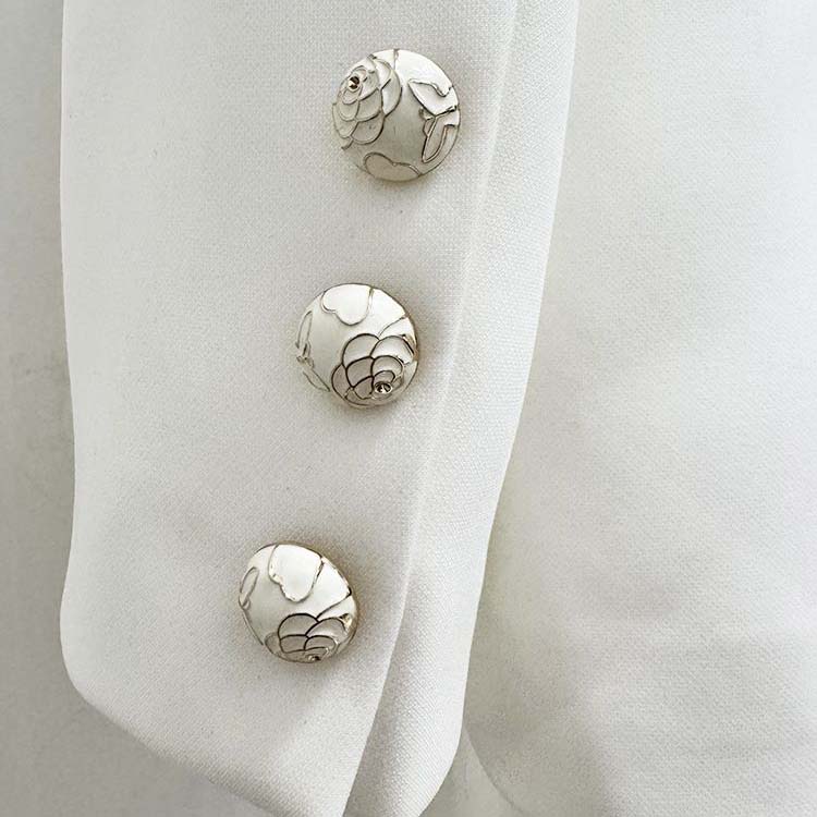 Belted White Wide Leg Pantsuit | Elegant & Chic Formal Suit