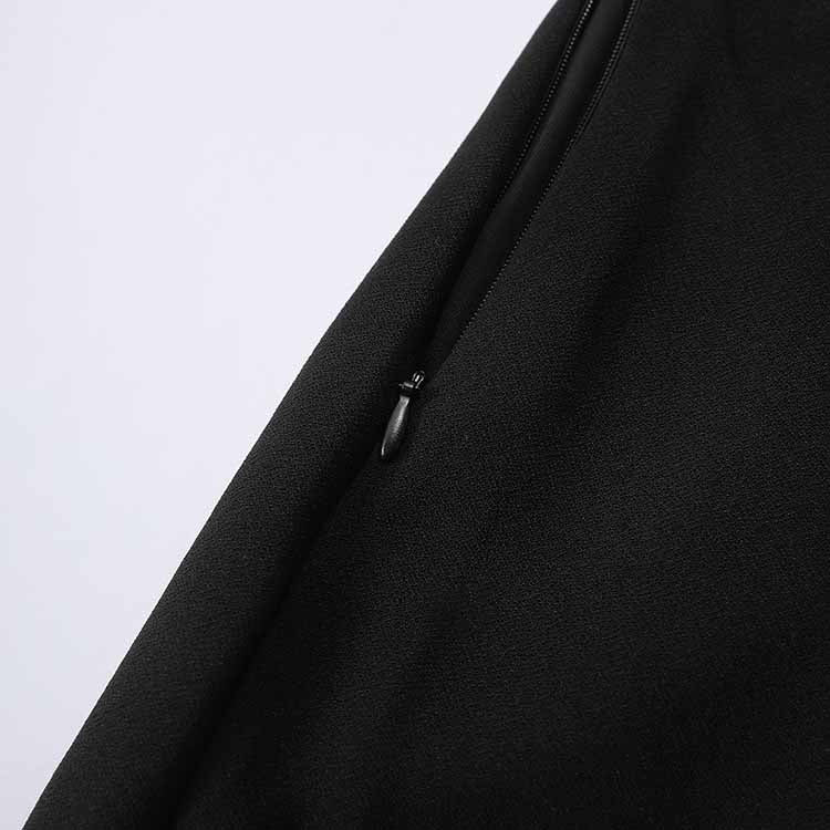 Black Off Shoulder Beaded Dress – Long Evening Gown for Women