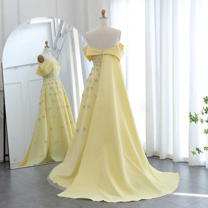 Boat Neck Party Gown for Women's Wedding