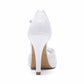 Bridal Shoes For Wedding Lace Heeled Sandals Peep Toe Stiletto