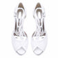 Bridal Shoes For Wedding Lace Heeled Sandals Peep Toe Stiletto