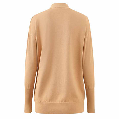 Camel Floral Sequin Beaded Coat Embroidered Button Up Detail Cardigan