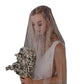 Pearl Bridal Veil 17.71"-196.85" with Comb