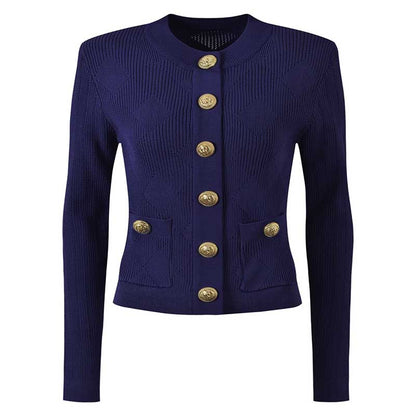 Chic Knit Vest Skirt Suit With Cardigan 3 Pieces Set