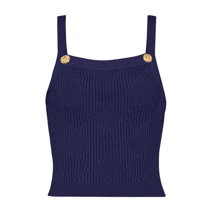 Chic Knit Vest Skirt Suit With Cardigan 3 Pieces Set