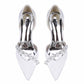 Closed Toe Block Heels Wedding Shoes Pearl Strap Bridal Chunky Pump Dress Shoes