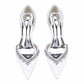 Closed Toe Block Heels Wedding Shoes Rhinestones Bridal Heels Dress Shoes