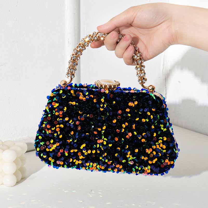 Evening Bag Sequin Purses Party Clutch Handbag