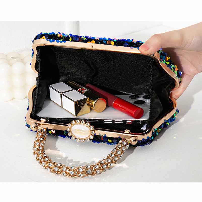 Evening Bag Sequin Purses Party Clutch Handbag