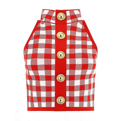 Checked Suit Chic Knit Crop Top+Short Skirt+Cardigan Coat Mini Dress Set