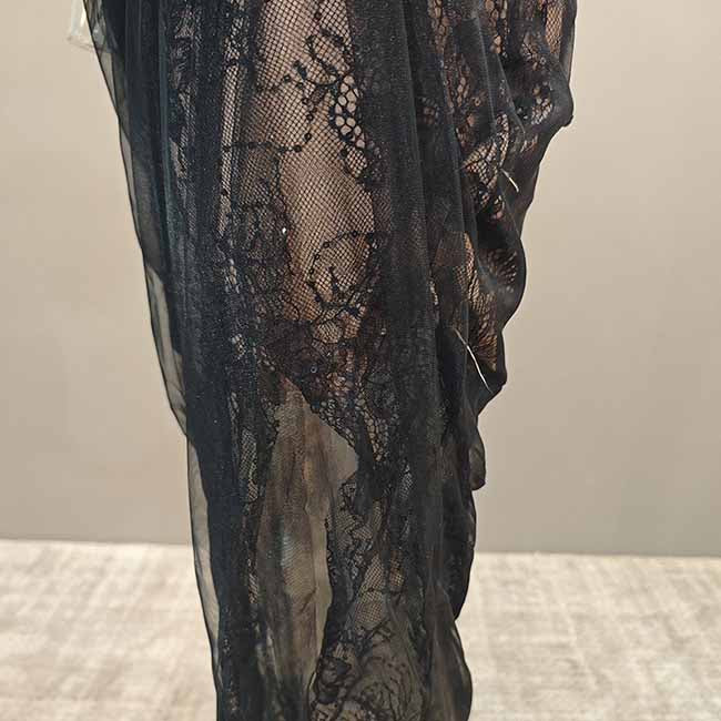 Corset Mesh Corset Slip Lace Dress – Elegant Semi-Formal Dress