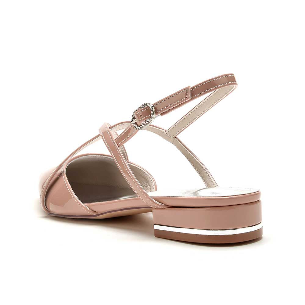 Cross Strap Slip On Flats Dresses Shoes For Women