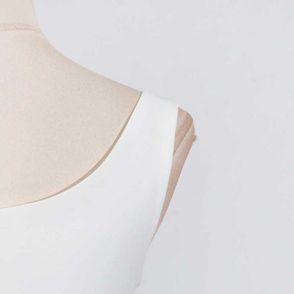 Crystal-Embellished Square-Neck Sleeveless Mini Dress