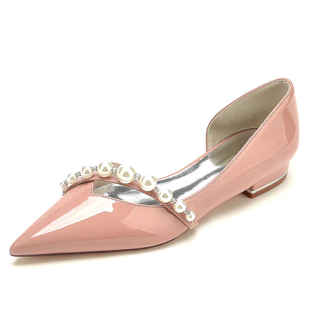 Dressy Slip-On Flats for Women with Pearls – Chic Flat Shoes for Any Occasion
